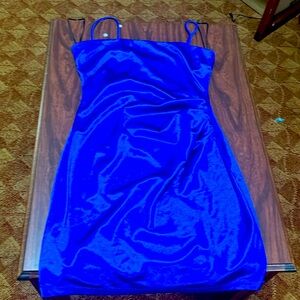 Women’s royal blue mini dress